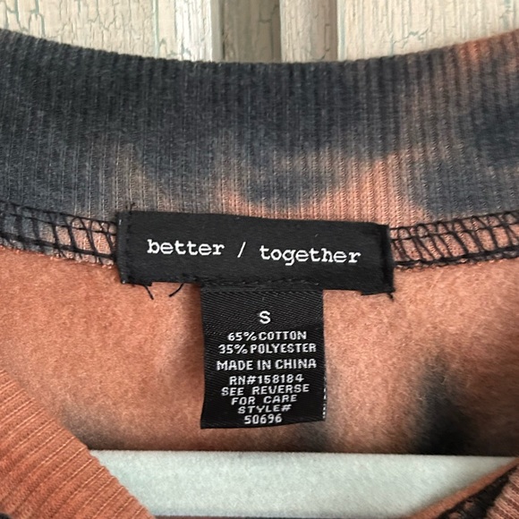 Skating Skeleton Tie-Dye Crewneck - Picture 2 of 3